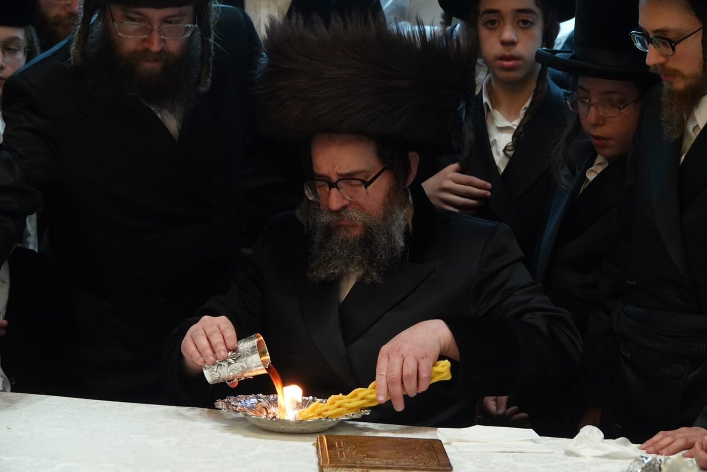האדמו"ר מסקולען ירושלים בצפת
