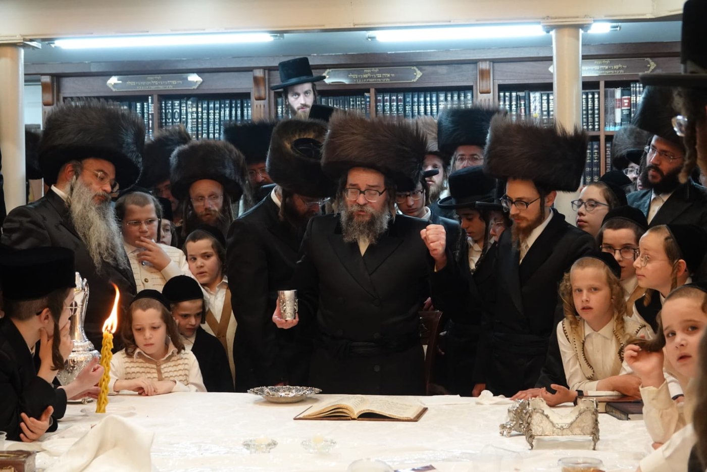 האדמו"ר מסקולען ירושלים בצפת