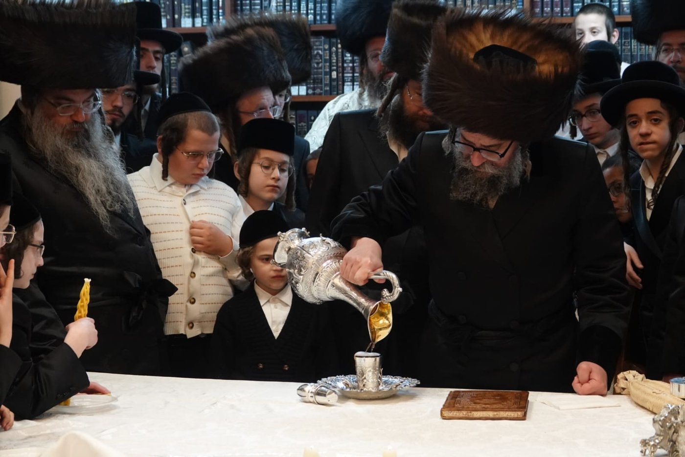 האדמו"ר מסקולען ירושלים בצפת