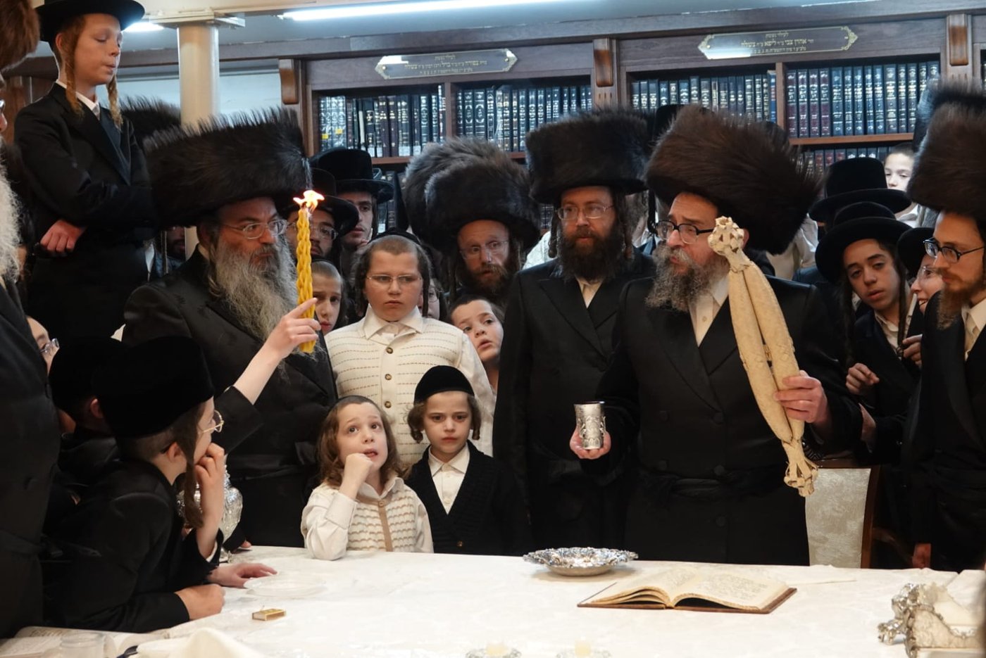 האדמו"ר מסקולען ירושלים בצפת