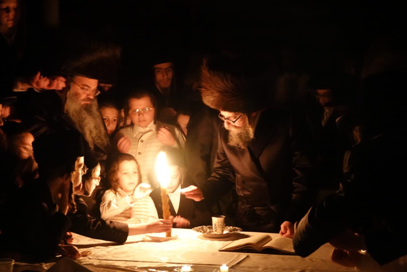 האדמו"ר מסקולען ירושלים בצפת