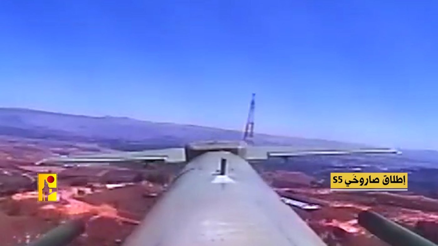 חיזבאללה בתיעוד מטריד: כטב"ם יורה טילים בשטח ישראל