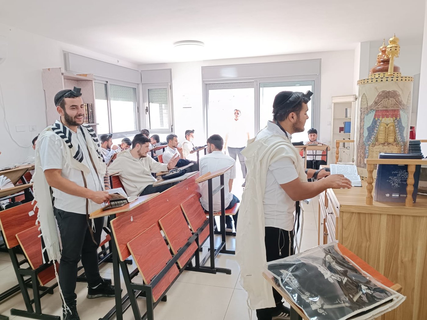 סמנכ"ל משרד הרווחה בביקור בישיבת 'רוממות הלב'