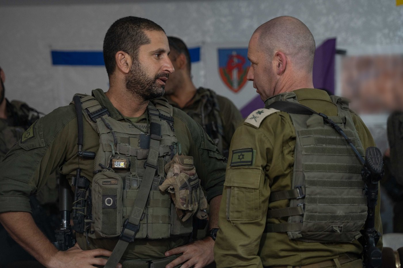 מפקד פיקוד הדרום בביקור במרחב רפיח