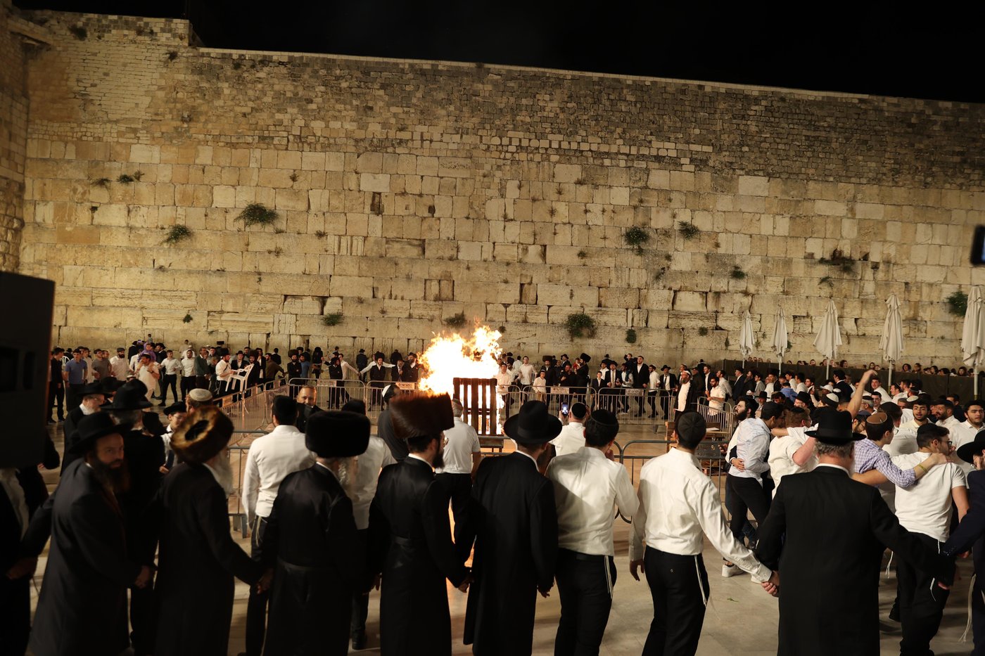 ל"ג בעומר ברחבת הכותל המערבי