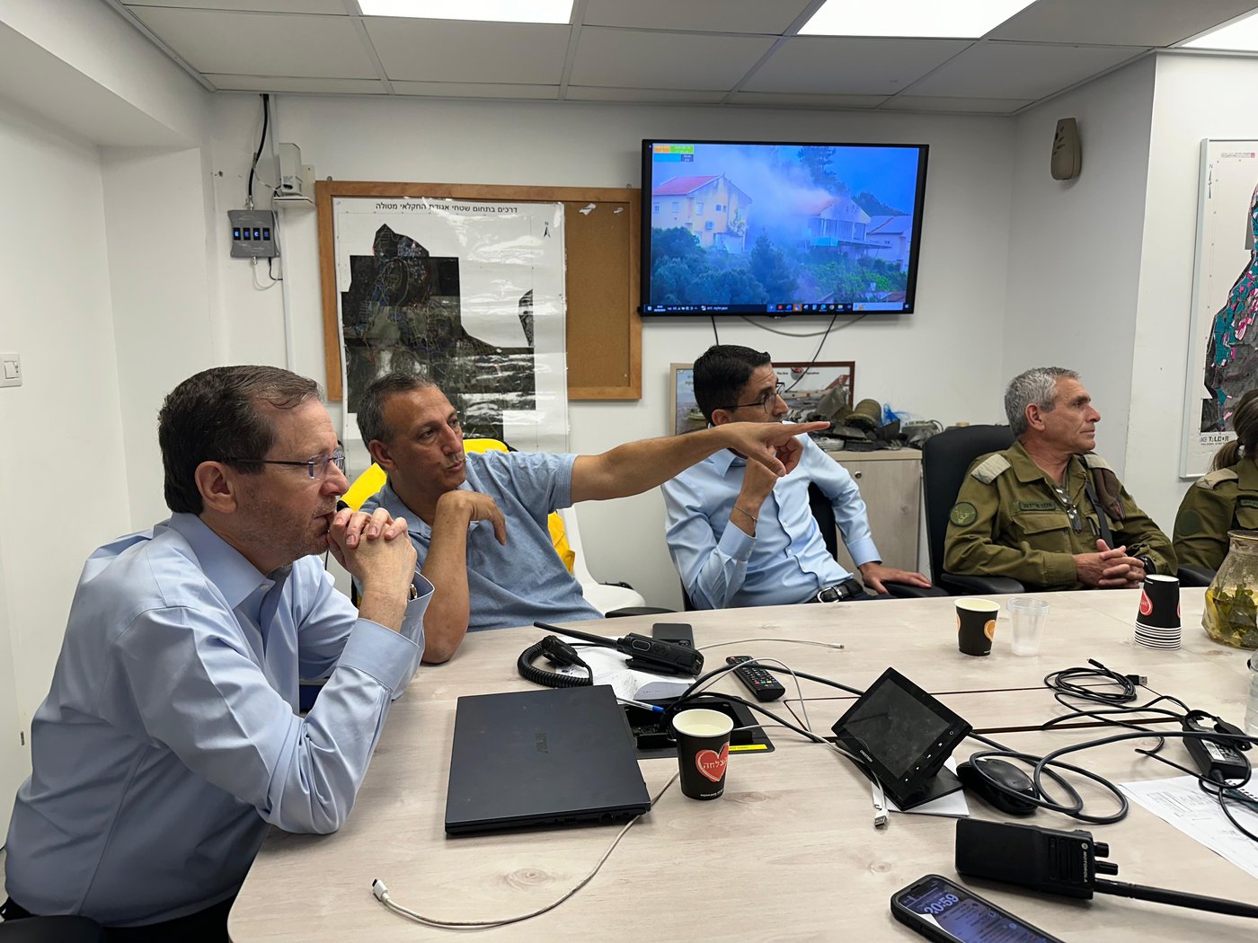 הנשיא הרצוג ביקר במטולה: "עוד נחזור באופן מלא; נחזיר את כולם לצפון"