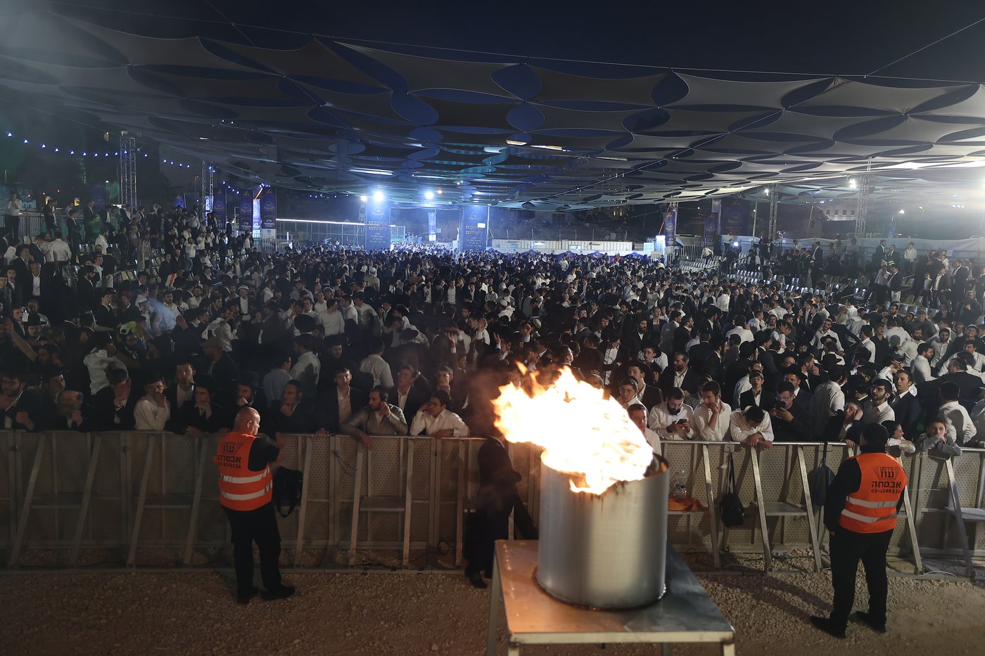 הילולת הרשב"י בחצר ההילולא במתחם שמעון הצדיק בירושלים
