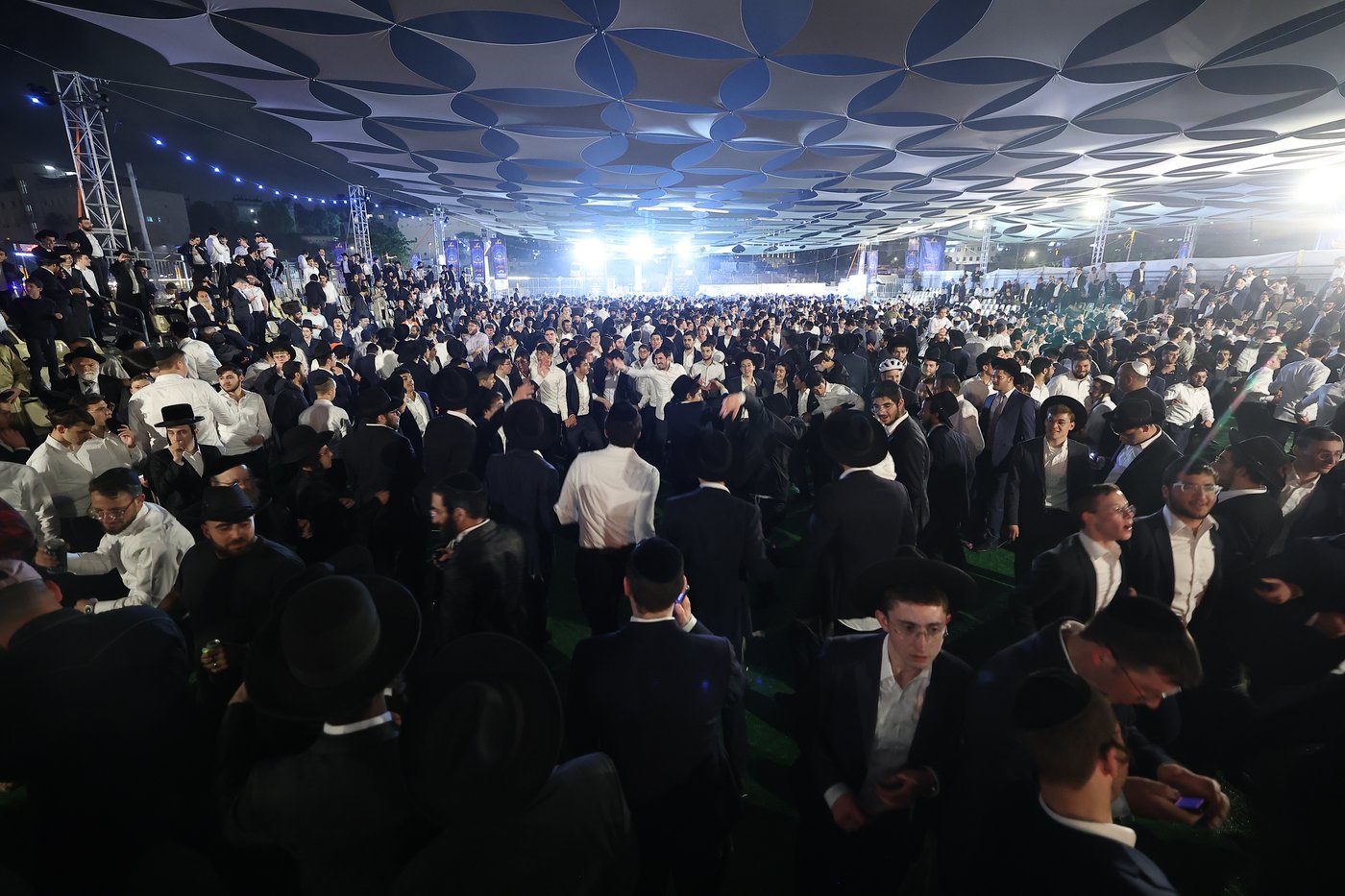 הילולת הרשב"י בחצר ההילולא במתחם שמעון הצדיק בירושלים