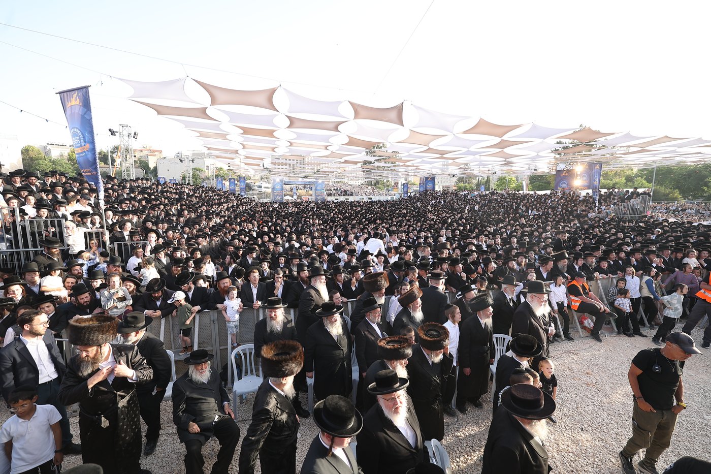 הילולת הרשב"י בחצר ההילולא במתחם שמעון הצדיק בירושלים