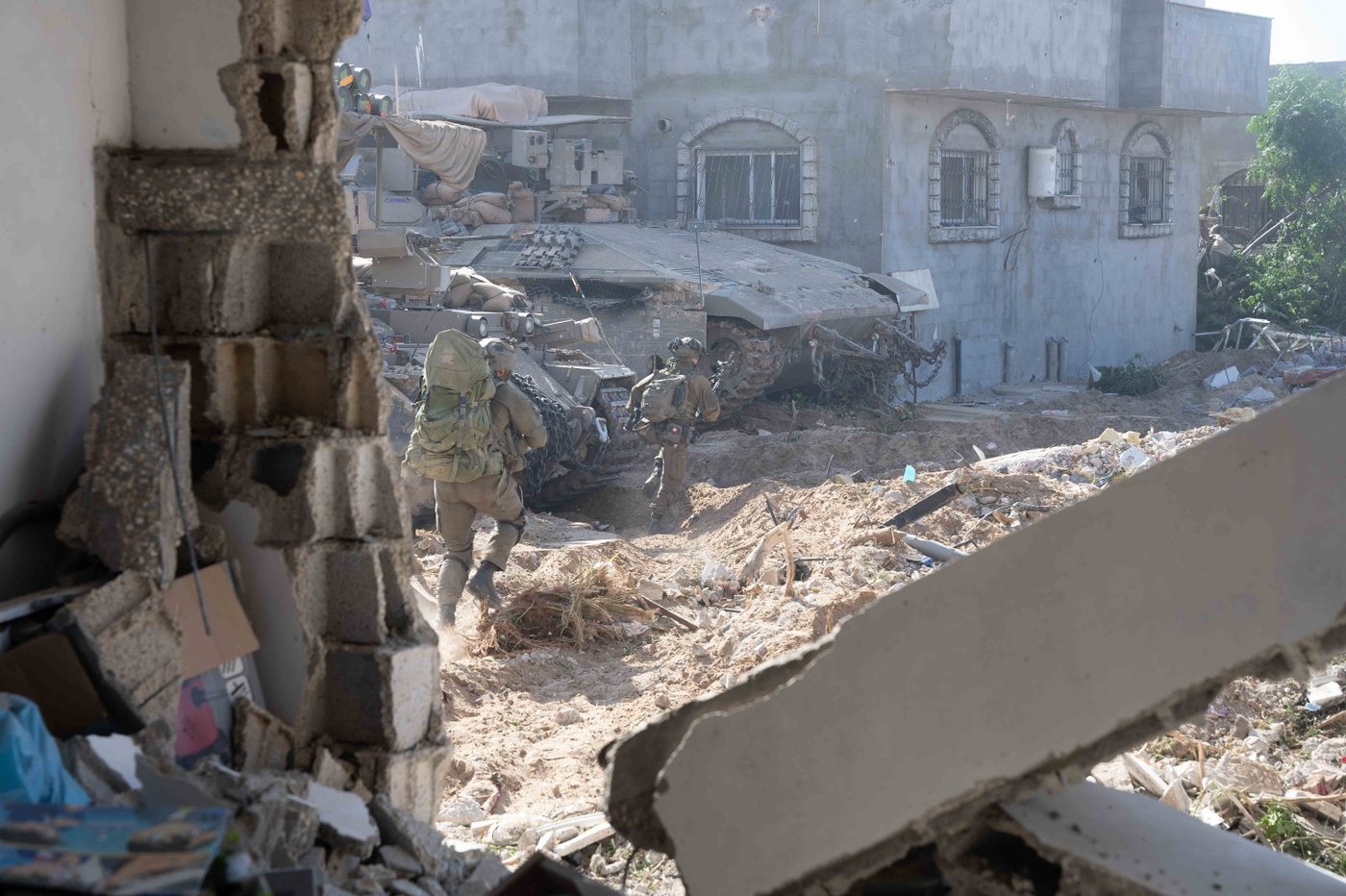 זה מה שנמצאו הלוחמים בשכונת 'יבנא' ברפיח, ליד ציר פילדלפי