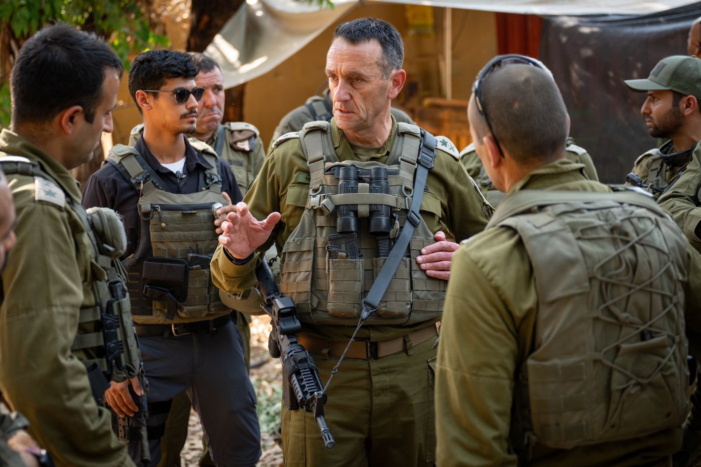 סיור הרמטכ"ל ובכירי כבאות והצלה בצפון הארץ