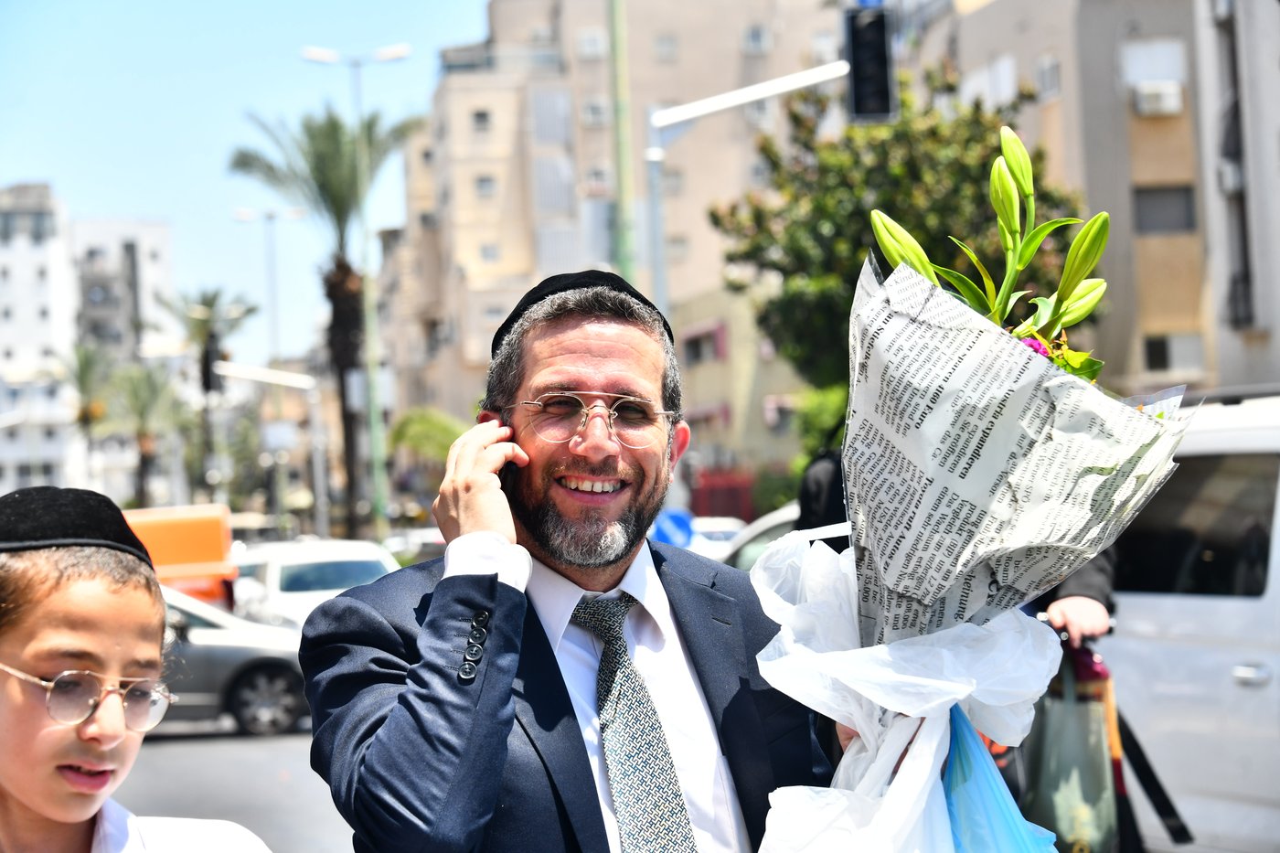 אוירת ערב חג בבני ברק