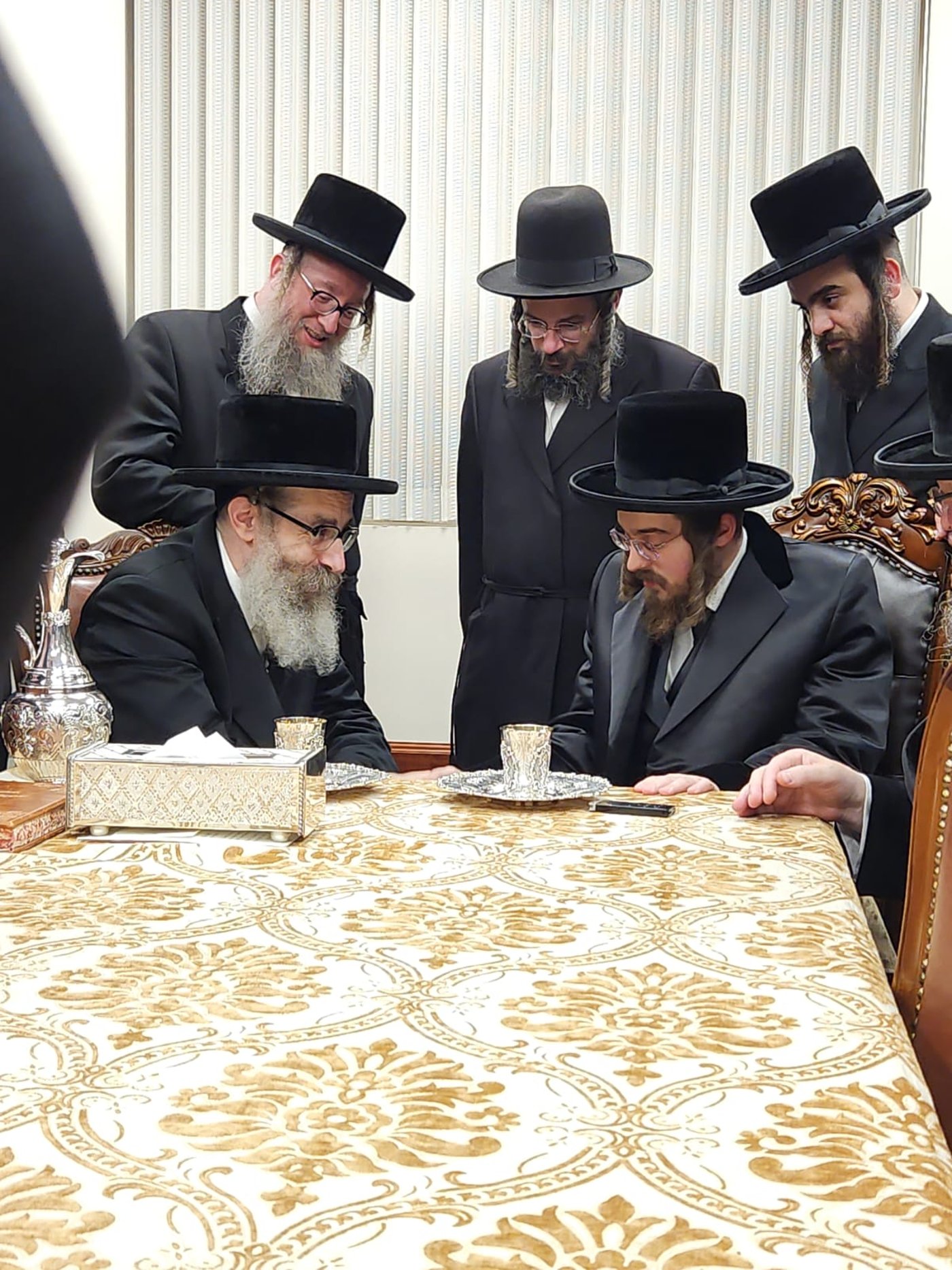 האדמו"ר מסאדיגורה בביקור אצל האדמו"ר מרחמסטריווקא