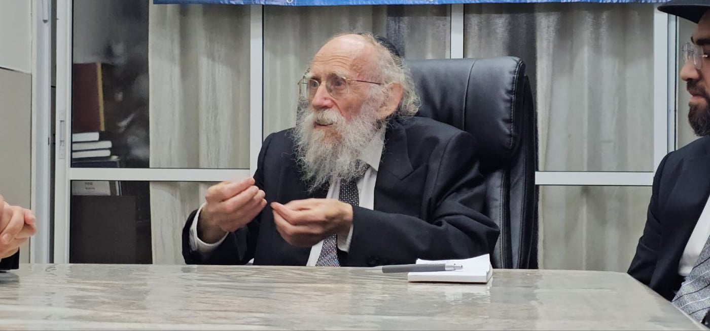 הגאון רבי שמעון גלאי זעק ביסוד המכינה: "כואב לי על כל ילד שהולך לאיבוד" | תיעוד