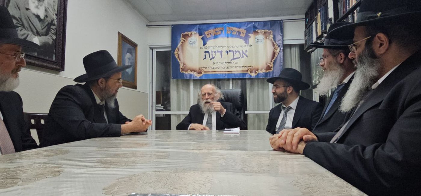 הגאון רבי שמעון גלאי זעק ביסוד המכינה: "כואב לי על כל ילד שהולך לאיבוד" | תיעוד