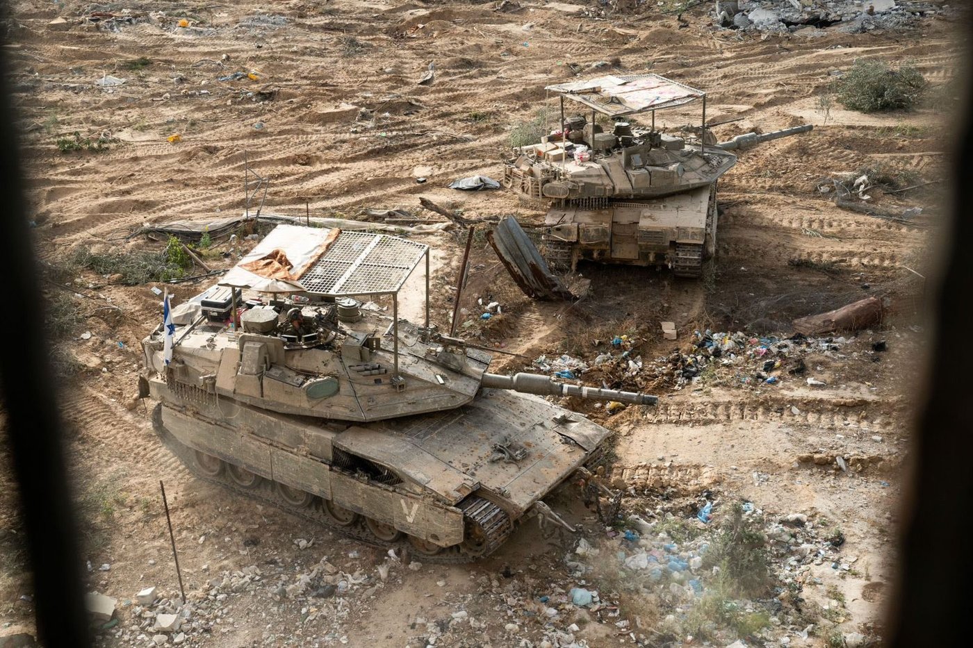 מוצב האימונים ׳אבו סעיד׳ במרחב תל סולטאן הושמד - צפו