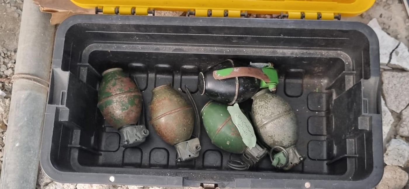 אמצעי הלחימה שהוחרמו ע״י לוחמי ׳הזקן׳