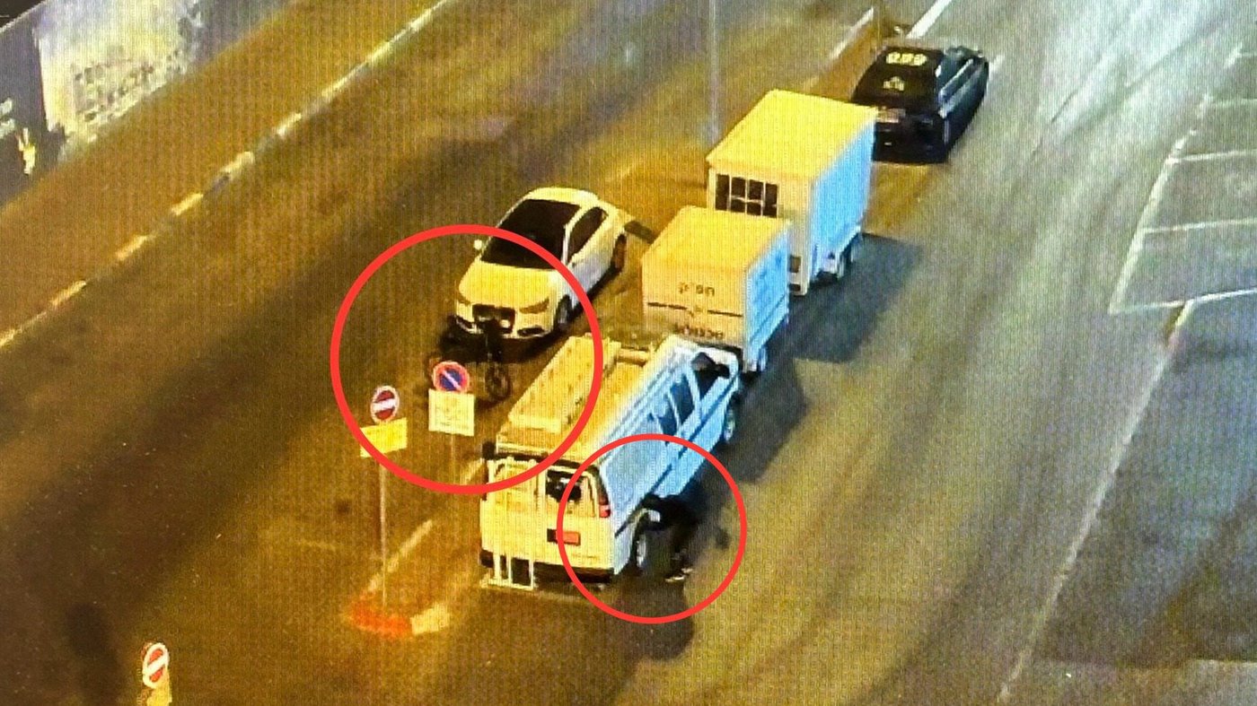 החשוד בעת המעשה