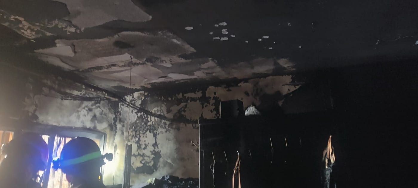 השריפה בישיבת שארית יעקב בשכונת הר נוף בירושלים