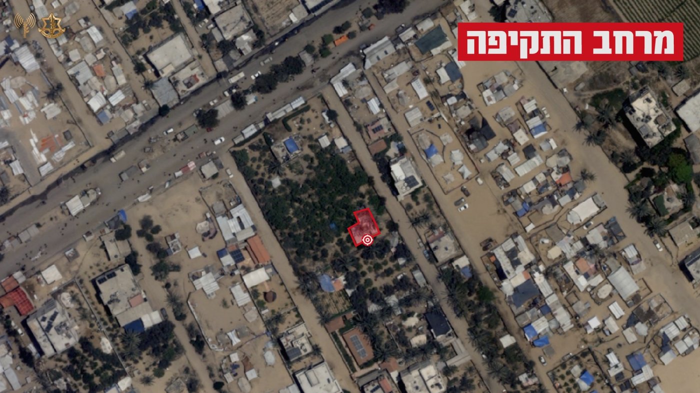 המתחם בו הותקפו בכירי חמאס