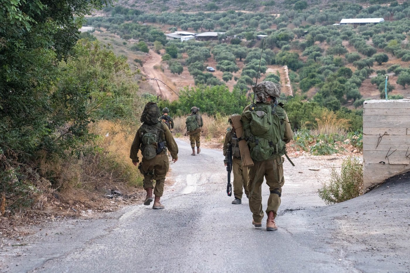 תרגילי לחימה בשטח סבוך בגבול הצפון