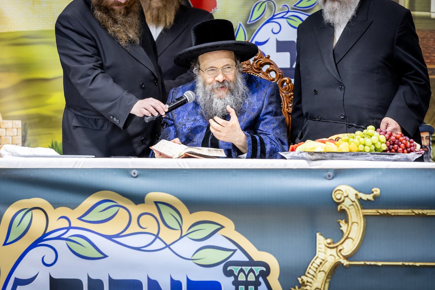 האדמו"ר מבאבוב 45 בביקור בדעי קעמפ של החסידות