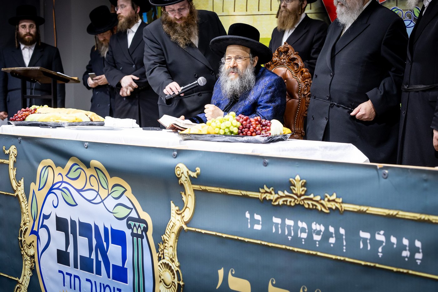 האדמו"ר מבאבוב 45 בביקור בדעי קעמפ של החסידות