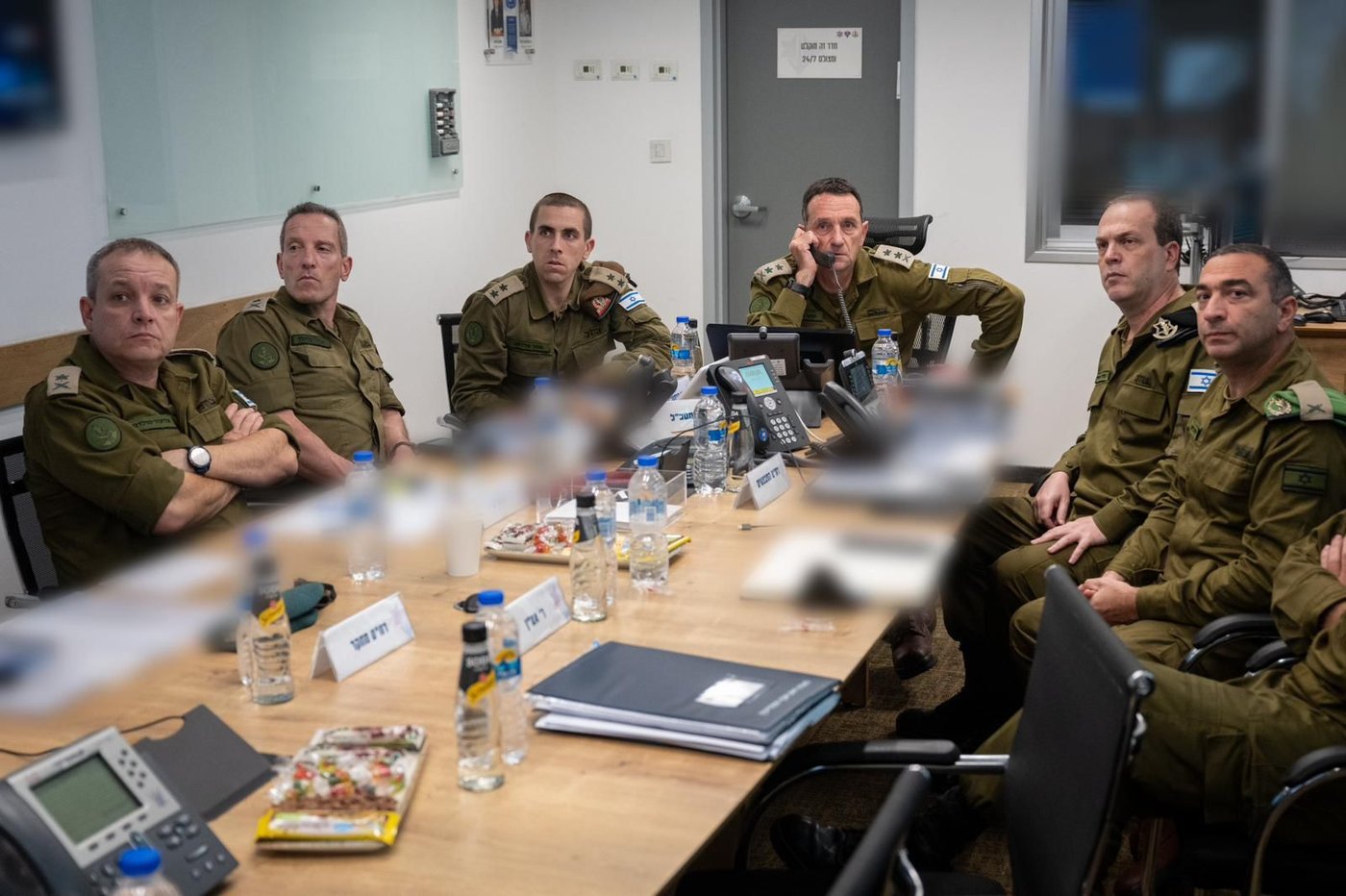 תיעוד: הרמטכ"ל הלוי מפקד על פעולות ההתקפה וההגנה