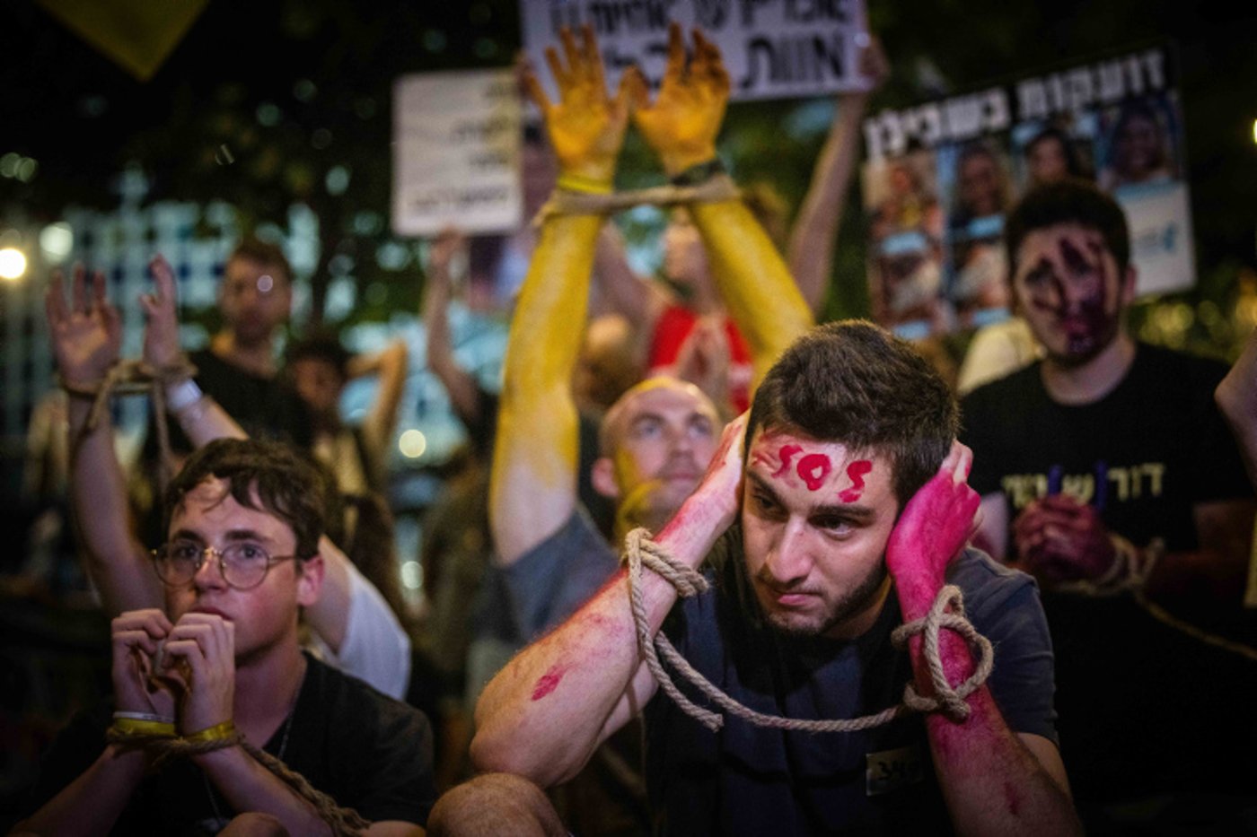 הפגנות למען החטופים השבוע ליד הקריה הביטחונית בתל אביב