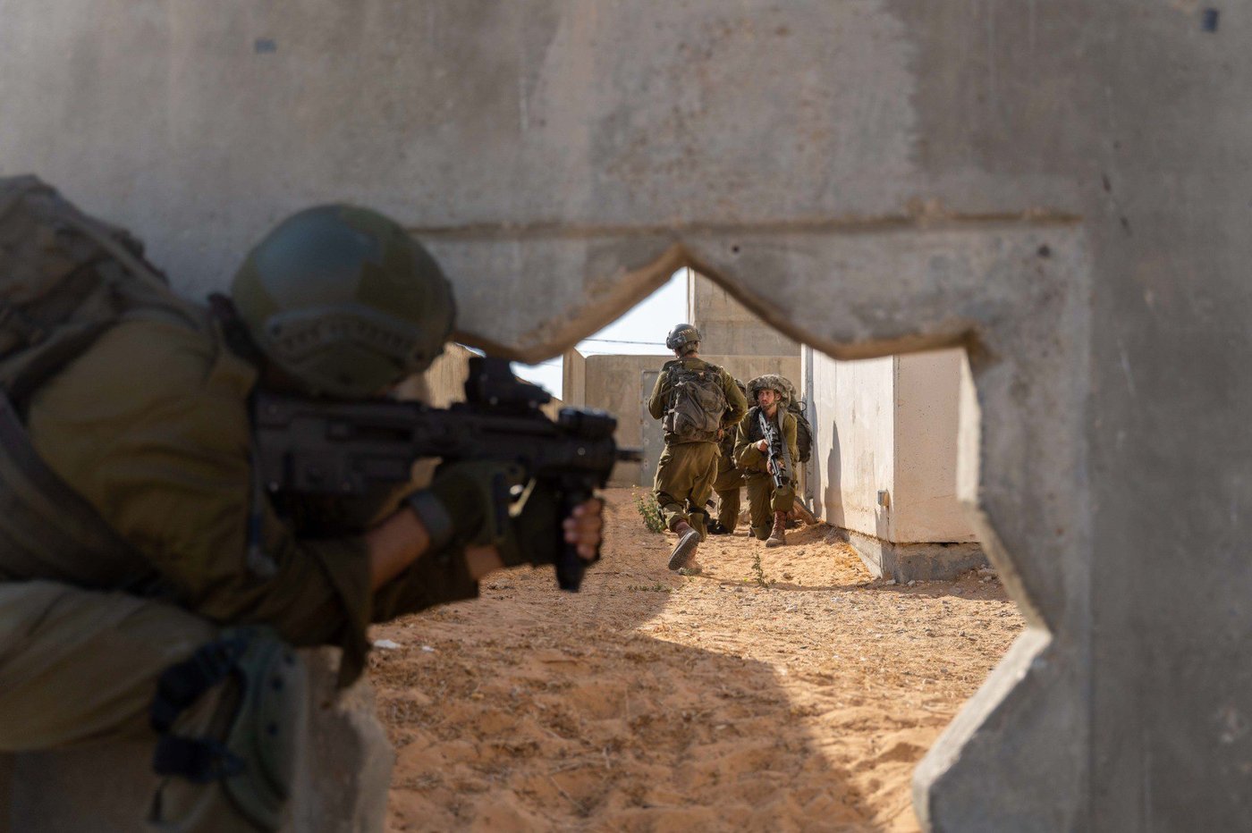 בפעם השנייה: לוחמי חטיבה 5 חוזרים לתמרון במרכז הרצועה