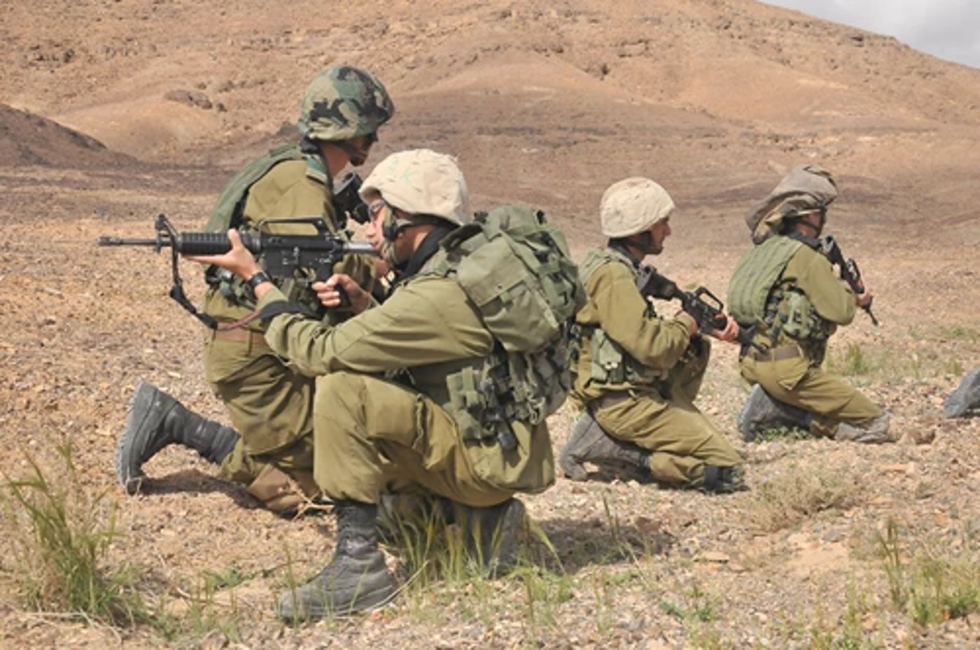 לוחמי צה"ל באימונים בבסיס