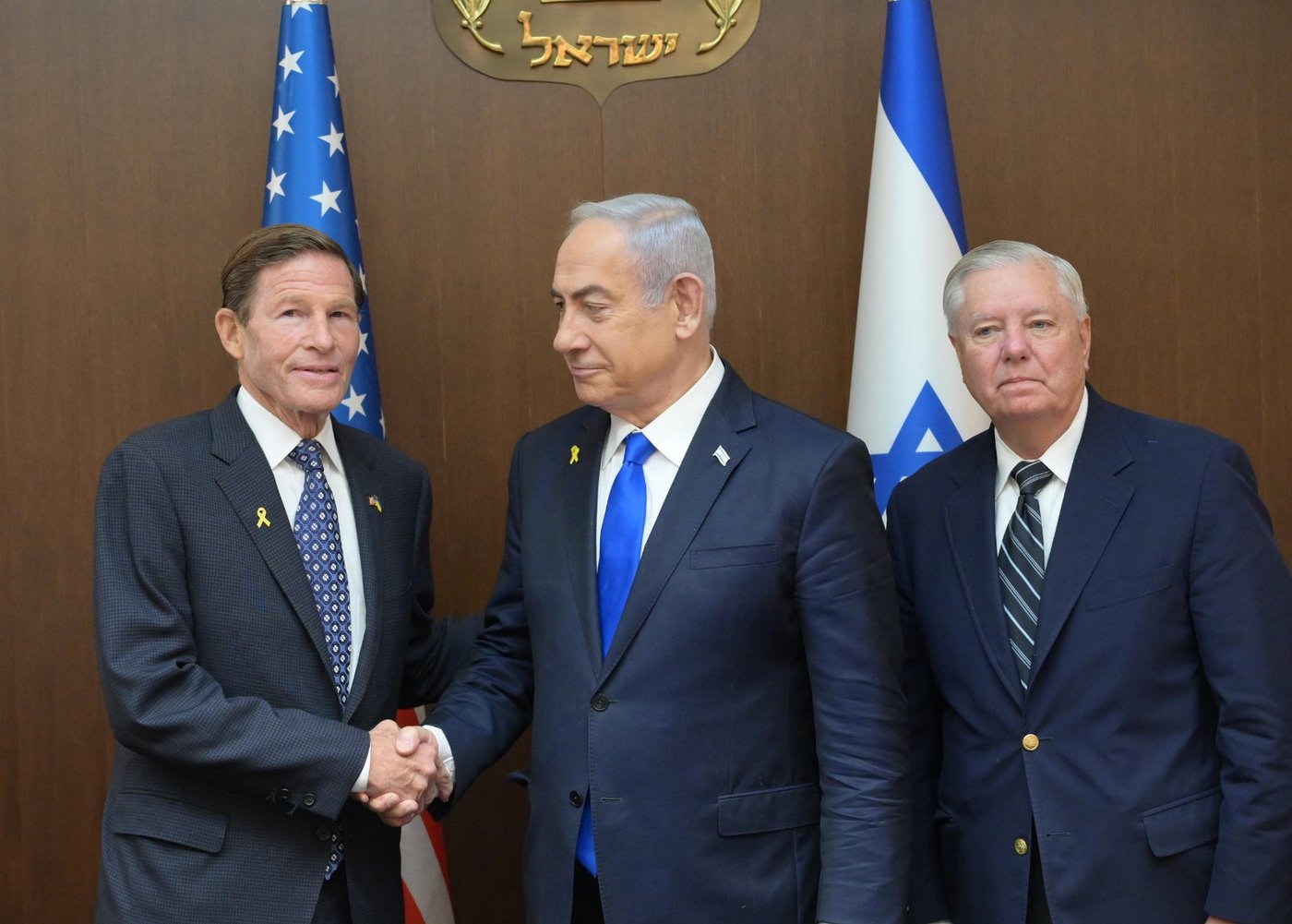 ביקורם של הסנאטורים הבכירים הסתיים בכותל המערבי | תיעוד