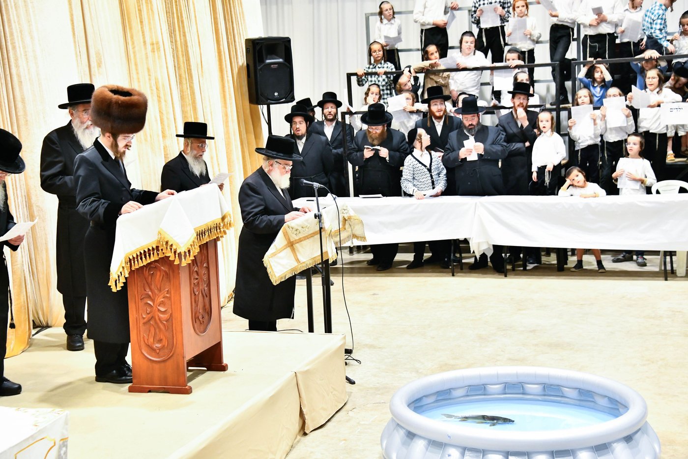האדמו"ר מסאדיגורה במנהג תשליך