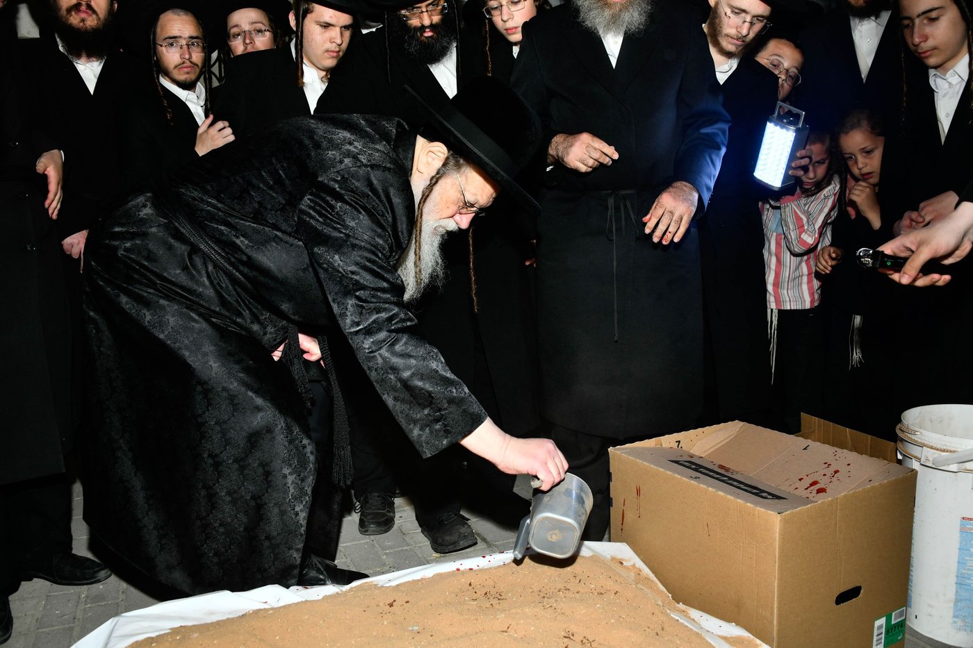האדמו"ר ממודז'יץ במנהג כפרות