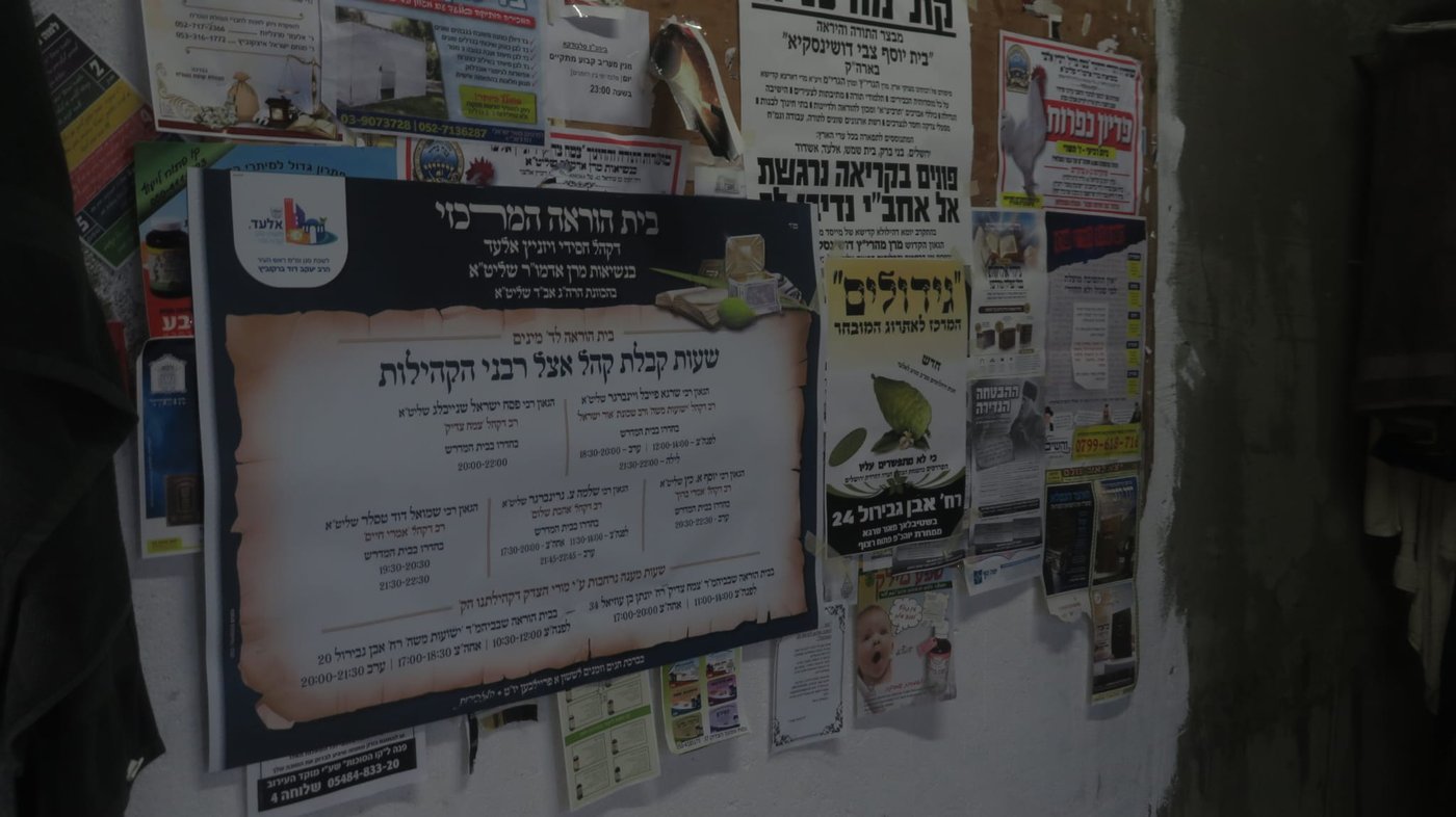 גדולי רבני העיר אלעד במענה לתושבי העיר בעניין ד' מינים
