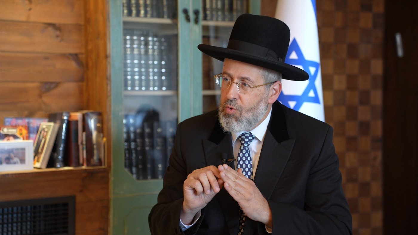 הגר"ד לאו בריאיון ל'כיכר השבת'