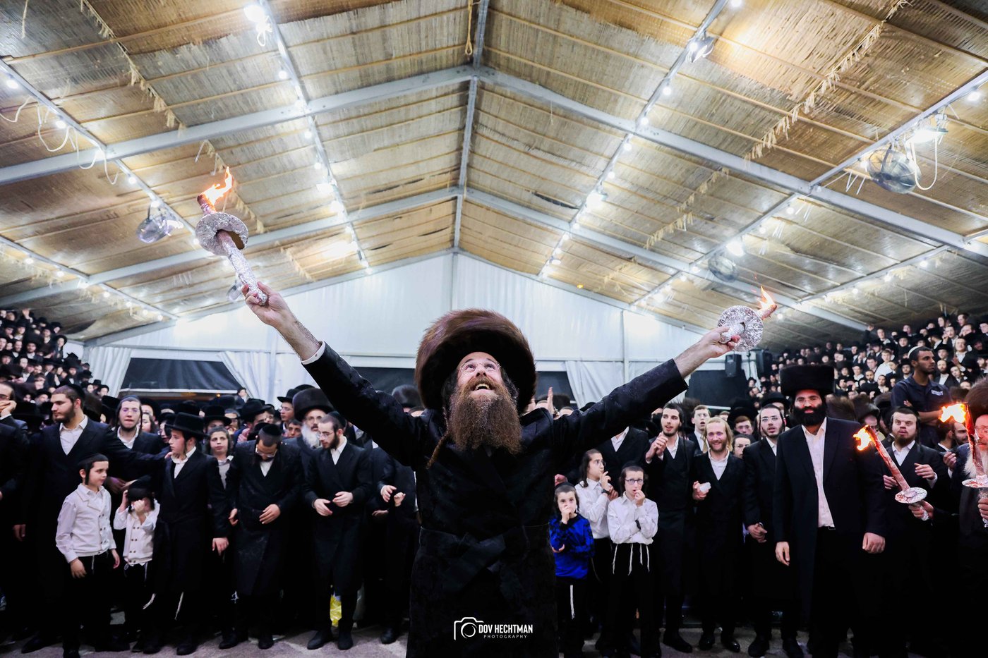 שמחת בית השואבה בישיבת אורייתא 
