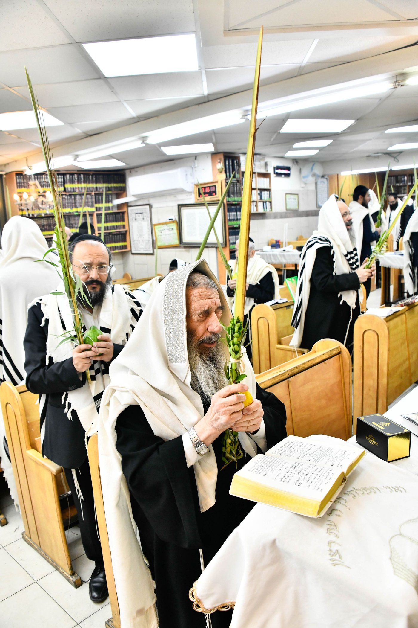 הושענא רבה אצל הגאון רבי ניסים בן שמעון 