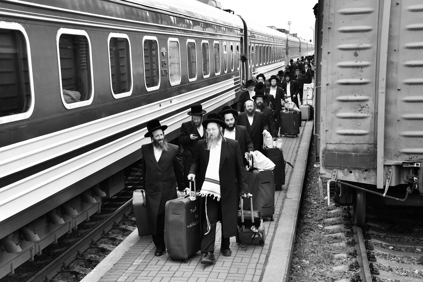 האדמו"ר מויז'ניץ במסע הקודש לאוקראיינה 