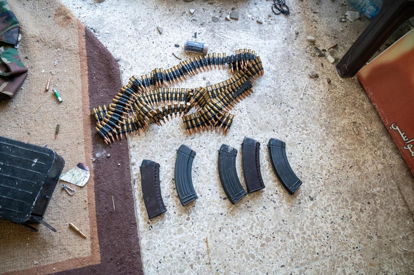 האמל"ח שמצאו לוחמי חטיבת הנח"ל הצפונית בדרום לבנון