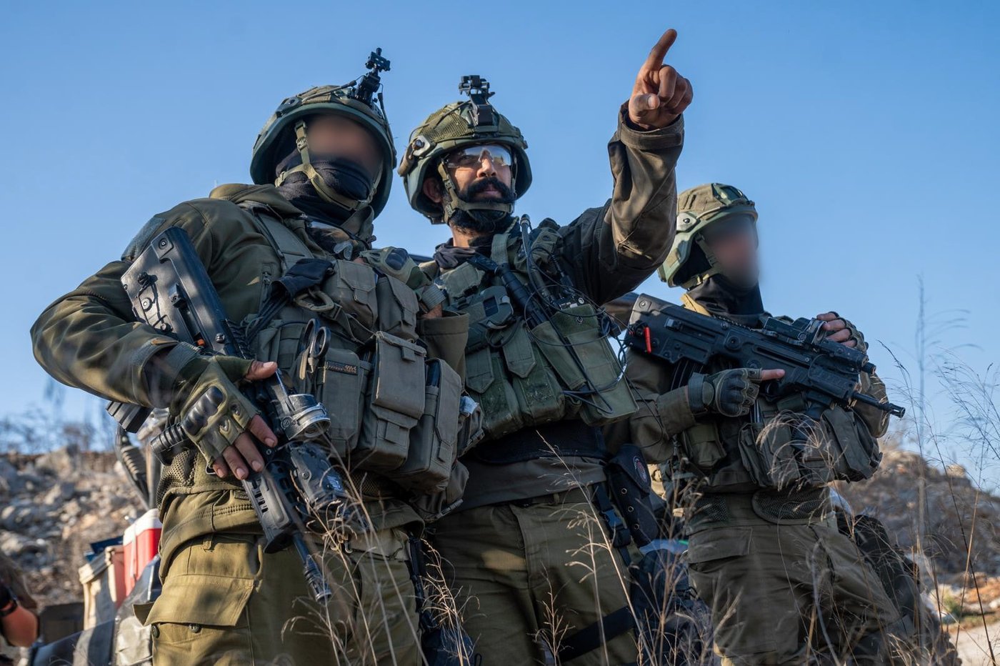 פעילות הכוחות באיזור
