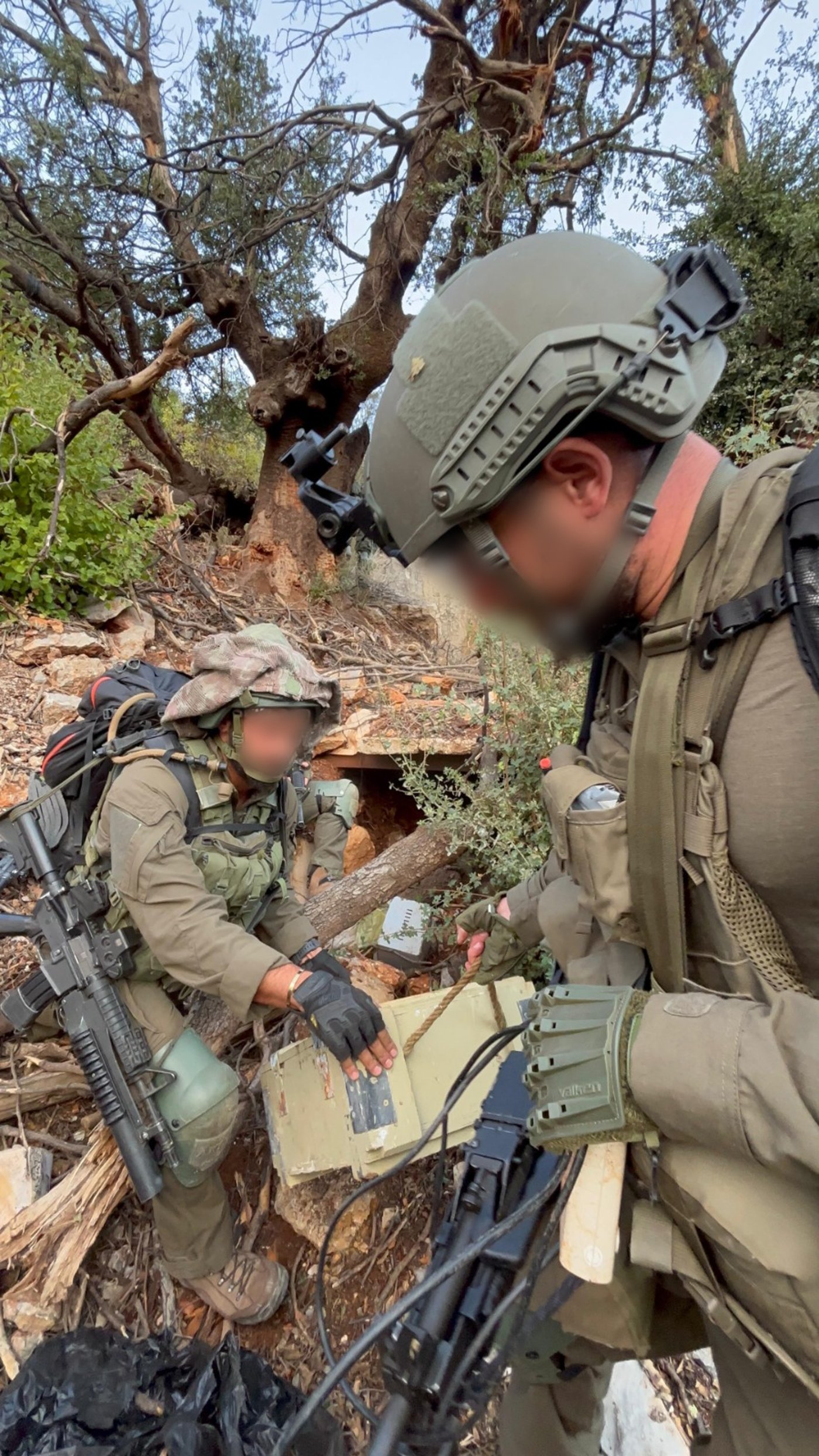 אמצעי לחימה שאותרו במרחב