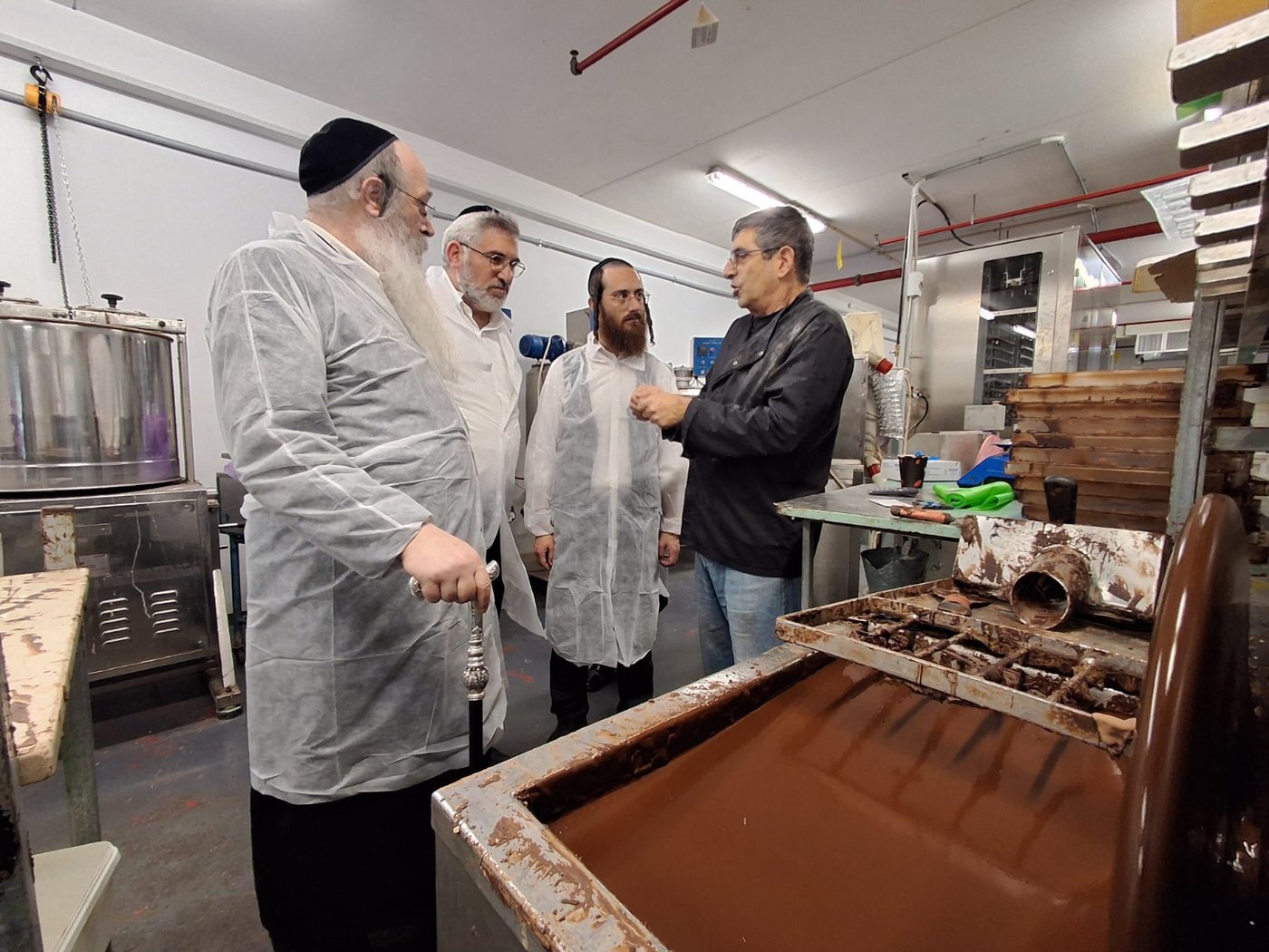 מפקחי חוג חתם סופר- פתח תקווה בסיור כשרות