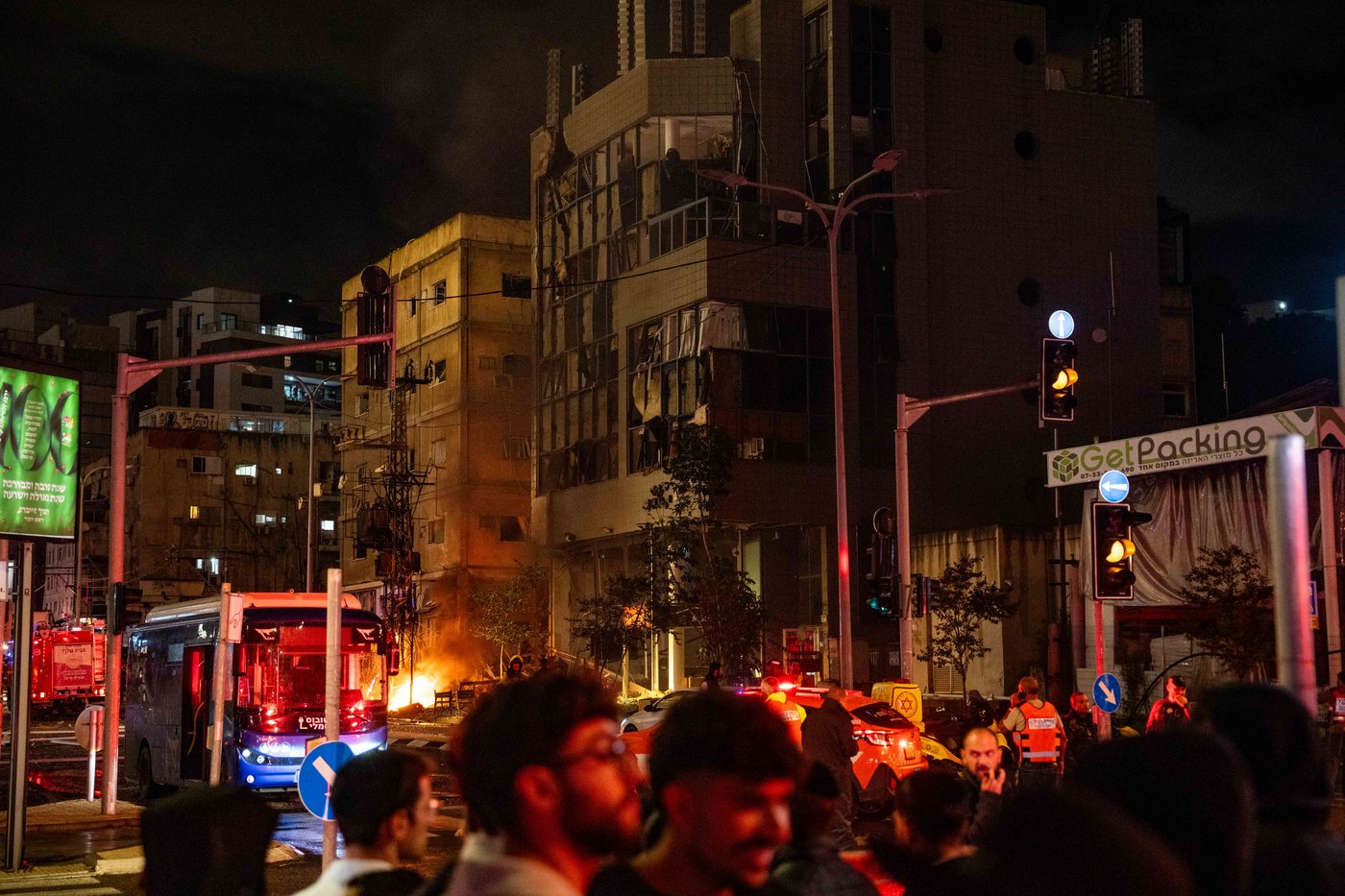 זירת הנפילה ברמת גן