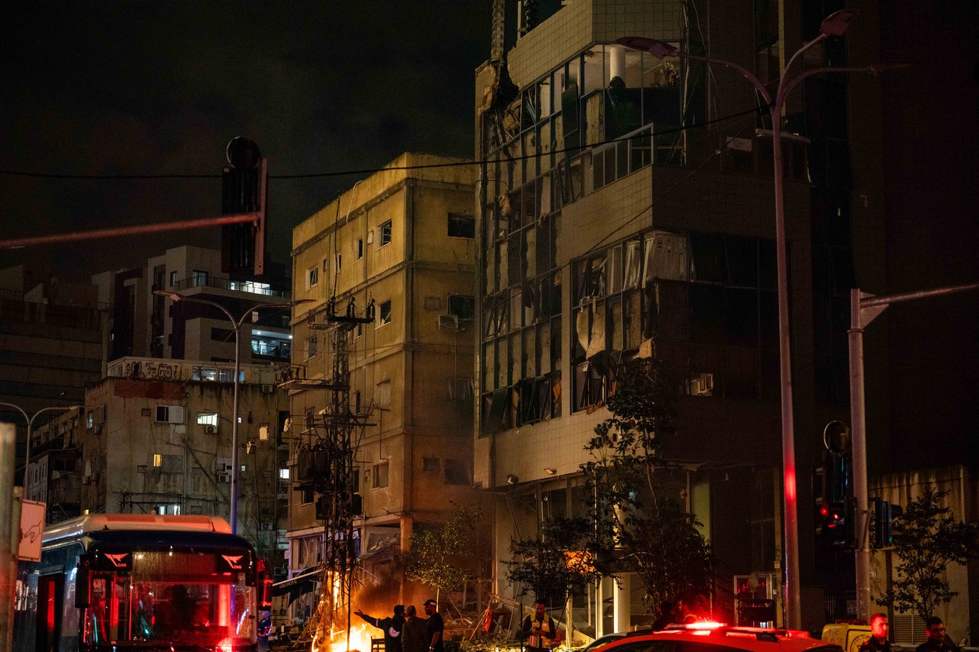 זירת הנפילה ברמת גן