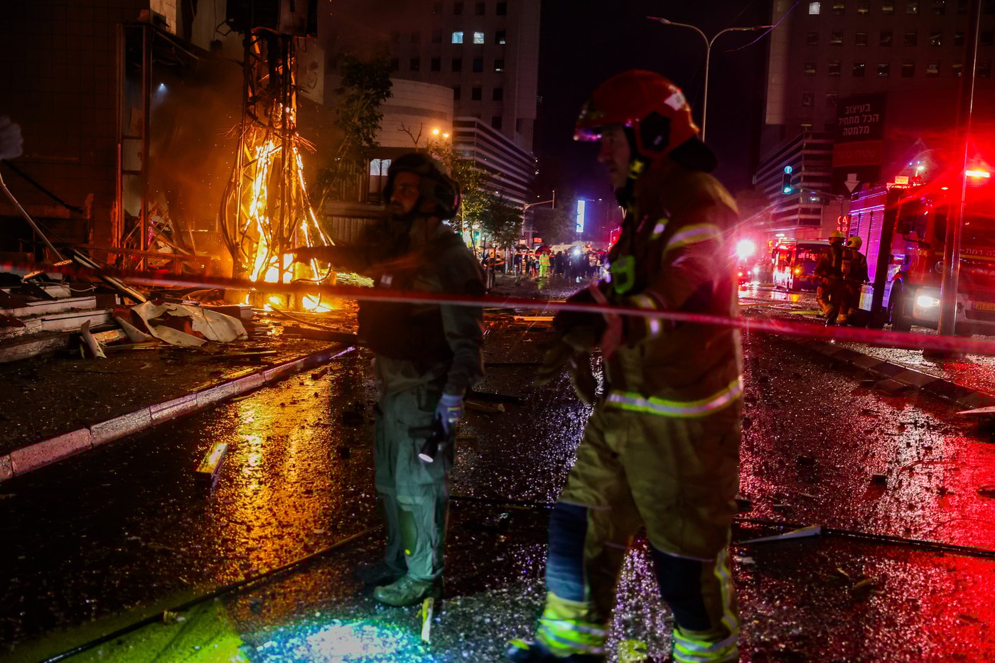 זירת הנפילה ברמת גן