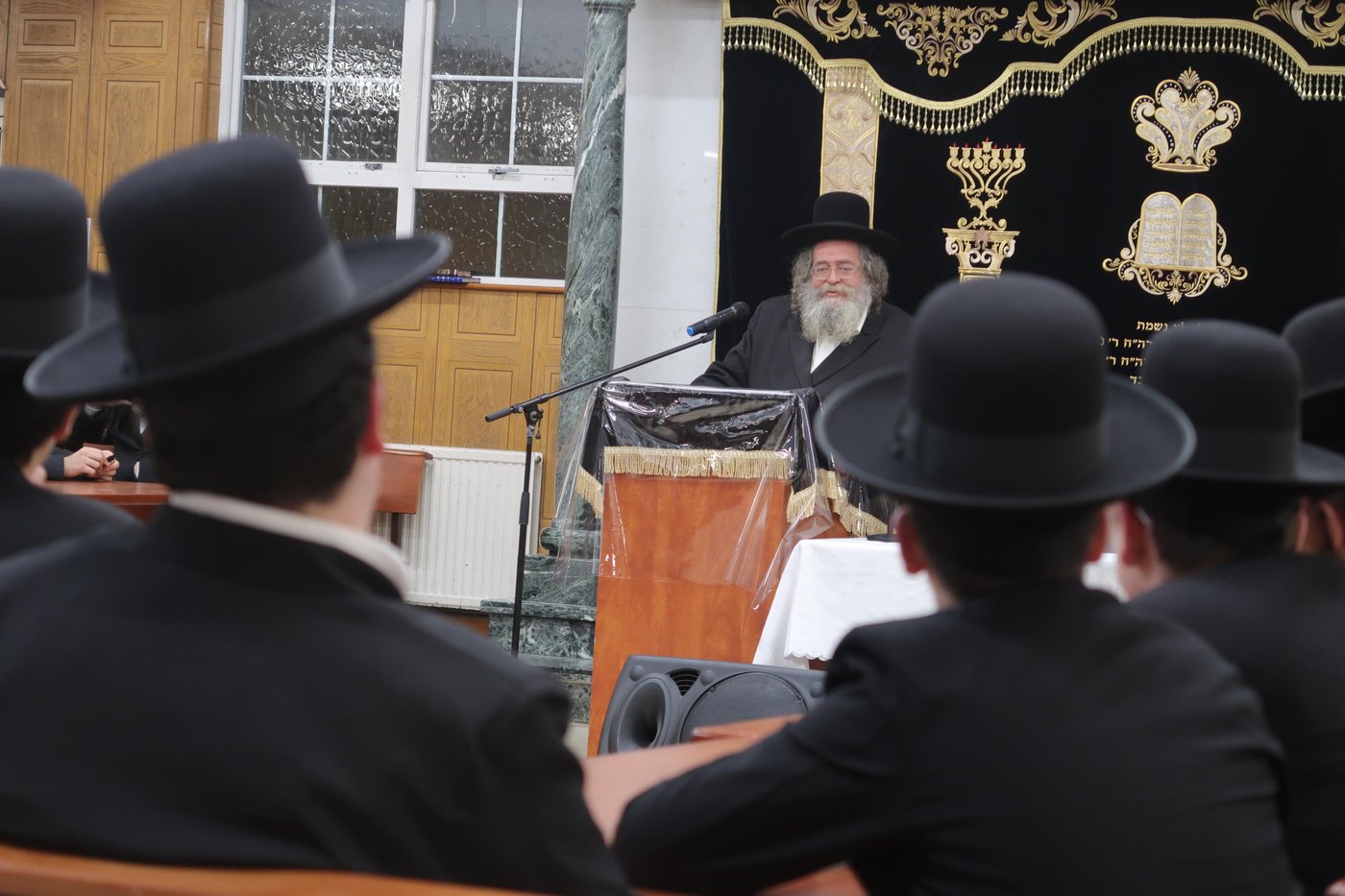 הגה"ח ר' יצחק דוד אלתר בביקור חיזוק בלונדון