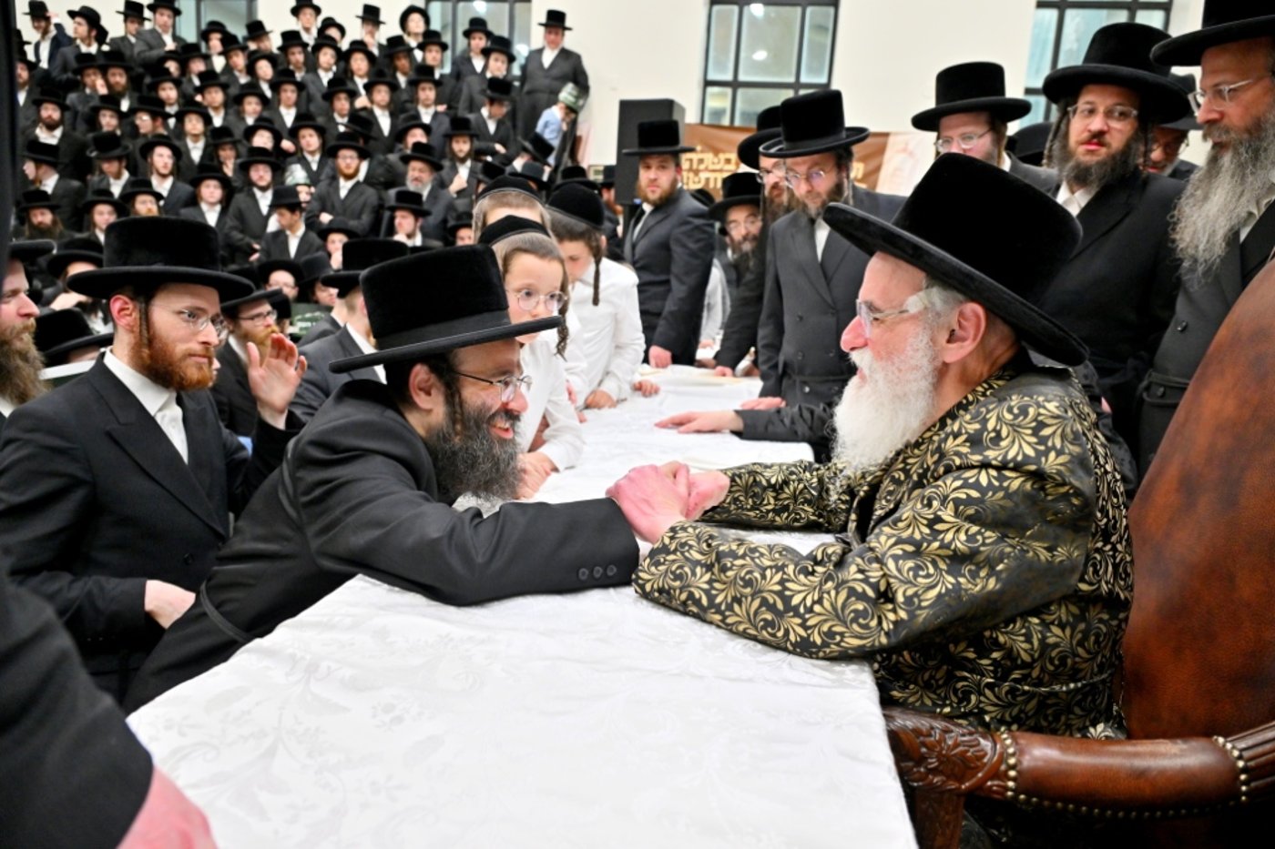 מעמד קבלת פנים להאדמו"ר מויזניץ בלייקווד