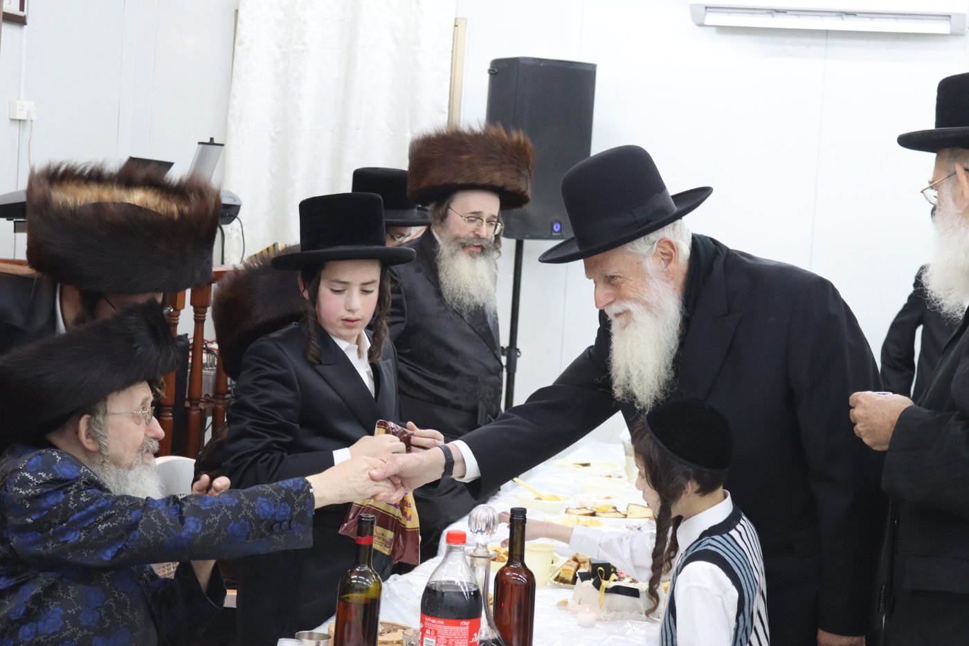 שמחת הבר מצווה לנכד האדמו"ר מתולדות משה
