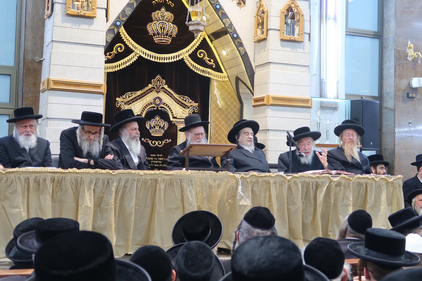 עצרת הספד במלאת השבעה על הגה"צ רבי שמעון ישראל שפירא זצ"ל